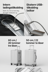 Smart aluminiumskoffert med USB